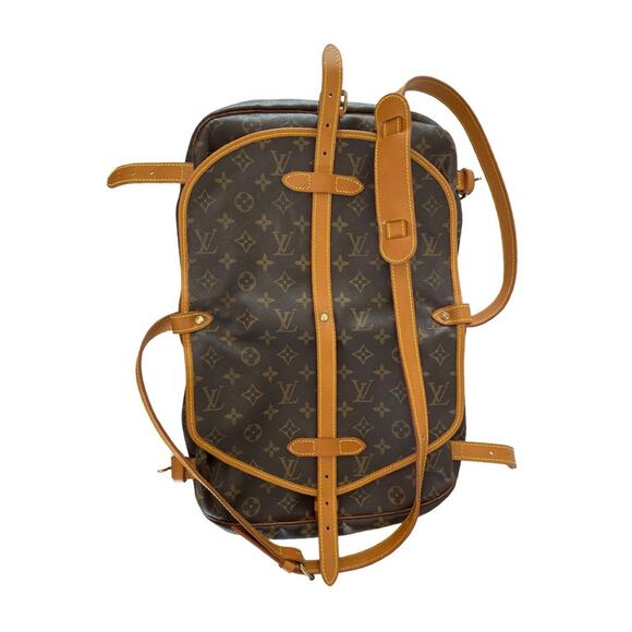 Louis Vuitton Saumur 25 Momogram Canvas Crossbody Vintage New Vachetta Leather - Picture 14 of 16